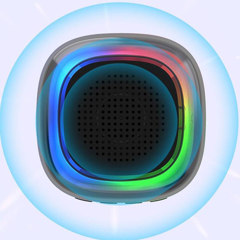 Caixa De Som Bluetooth 5.0 Cristal RGB CS-Q25BT